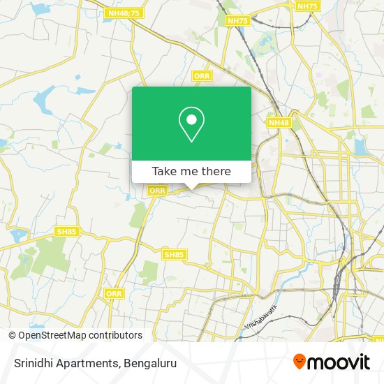 Srinidhi Apartments map