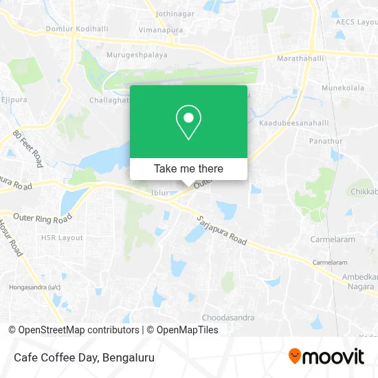 Cafe Coffee Day map