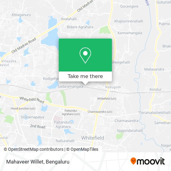 Mahaveer Willet map