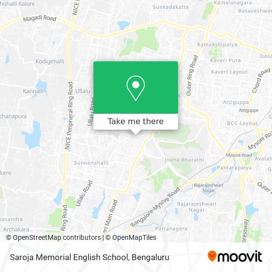 Saroja Memorial English School map