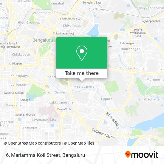 6, Mariamma Koil Street map