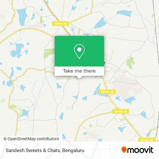 Sandesh Sweets & Chats map
