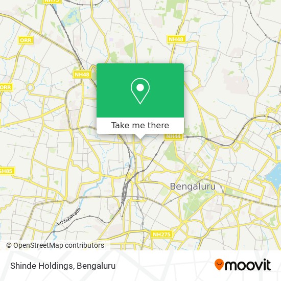 Shinde Holdings map