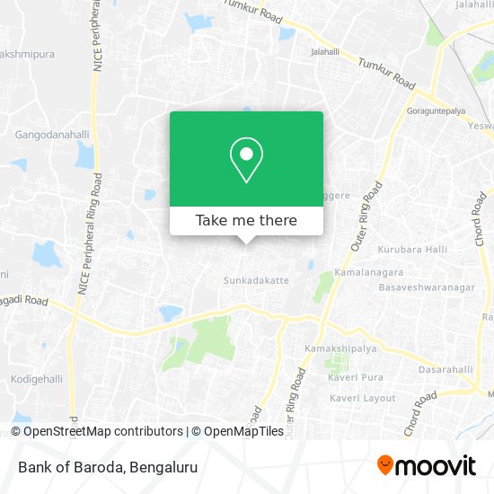 Bank of Baroda map