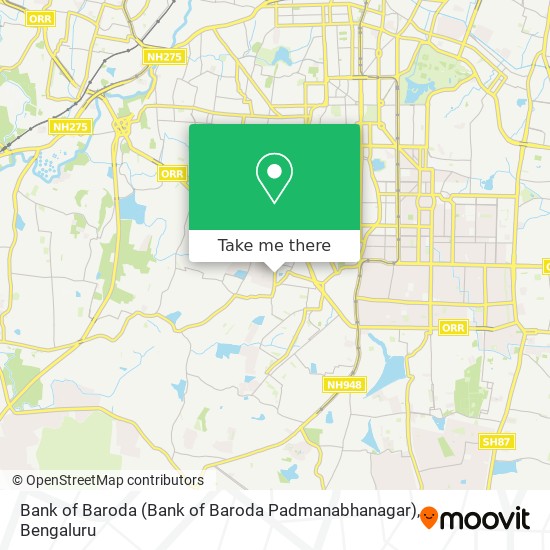 Bank of Baroda map