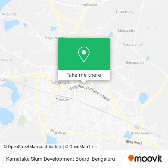 Karnataka Slum Development Board map