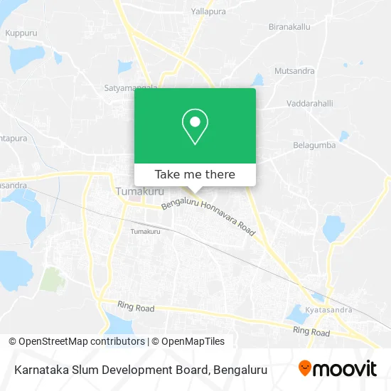 Karnataka Slum Development Board map