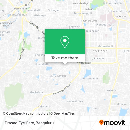 Prasad Eye Care map