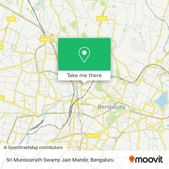 Sri Munisuvrath Swamy Jain Mandir map