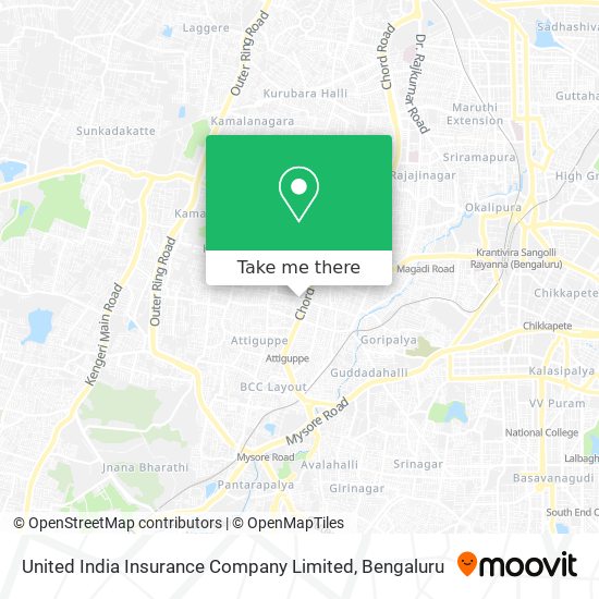 United India Insurance Company Limited map