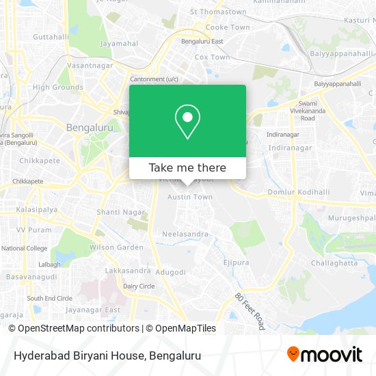 Hyderabad Biryani House map