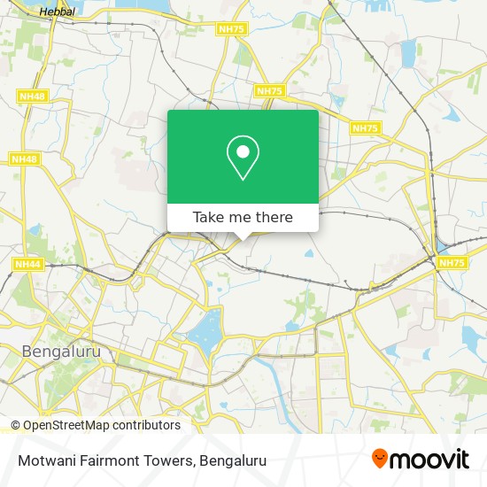 Motwani Fairmont Towers map