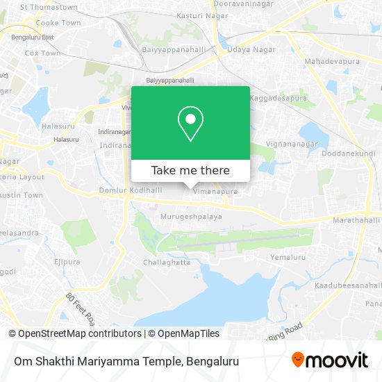 Om Shakthi Mariyamma Temple map