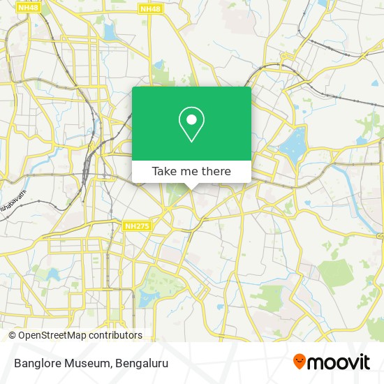 Banglore Museum map