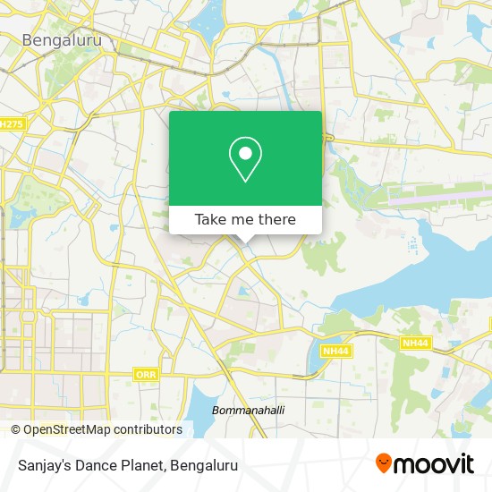 Sanjay's Dance Planet map