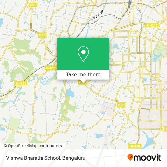 Vishwa Bharathi School map