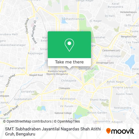 SMT. Subhadraben Jayantilal Nagardas Shah Atithi Gruh map