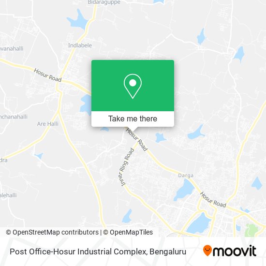Post Office-Hosur Industrial Complex map