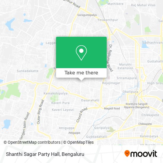 Shanthi Sagar Party Hall map