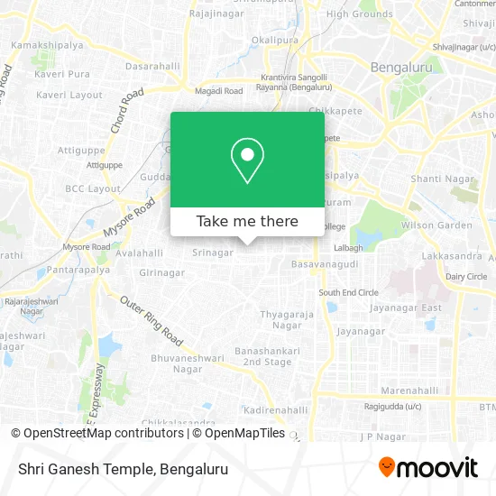 Shri Ganesh Temple map