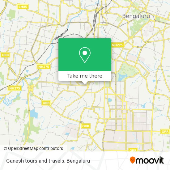Ganesh tours and travels map