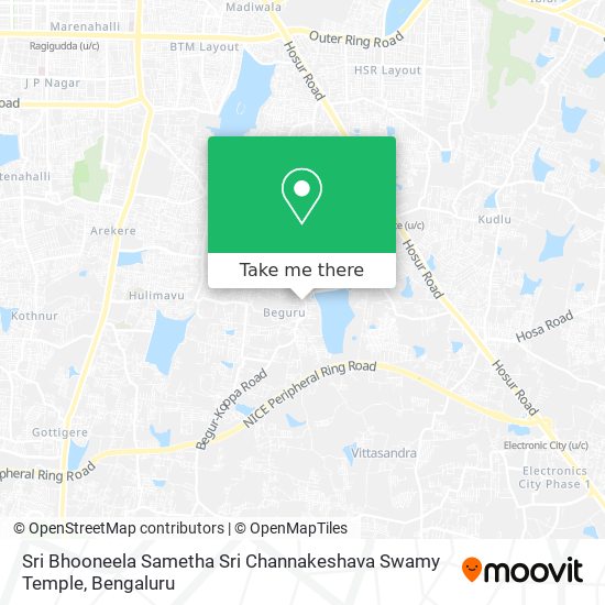 Sri Bhooneela Sametha Sri Channakeshava Swamy Temple map