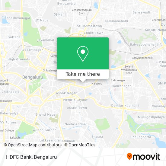 HDFC Bank map