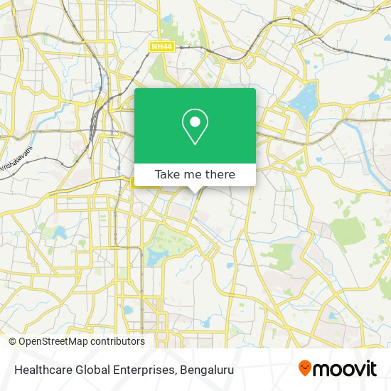 Healthcare Global Enterprises map