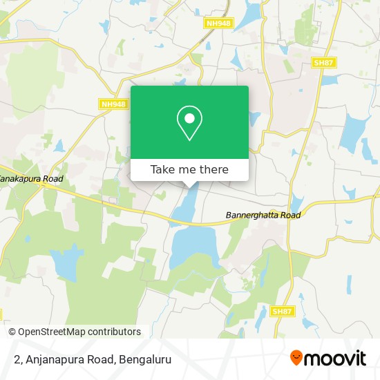 2, Anjanapura Road map