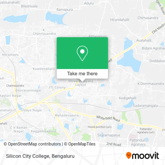 Silicon City College map