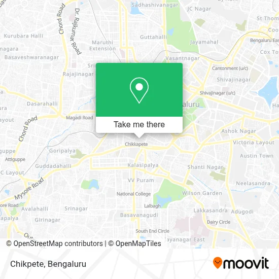 Chikpete map