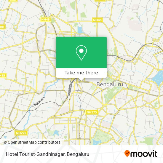 Hotel Tourist-Gandhinagar map