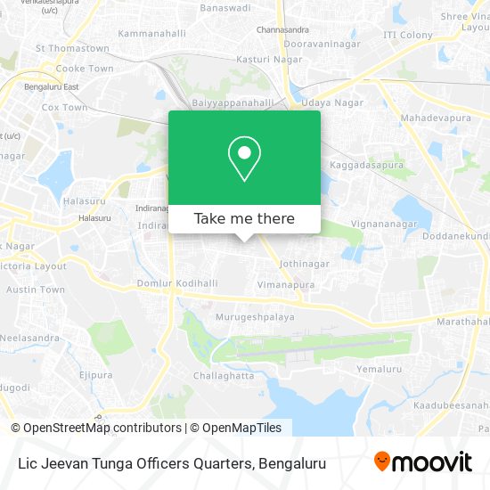 Lic Jeevan Tunga Officers Quarters map