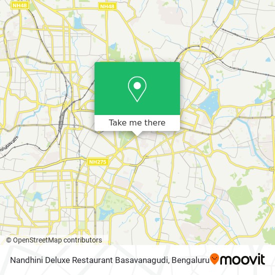 Nandhini Deluxe Restaurant Basavanagudi map