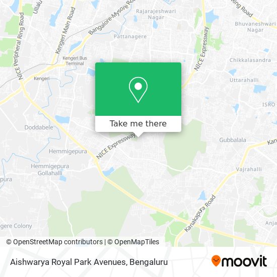 Aishwarya Royal Park Avenues map