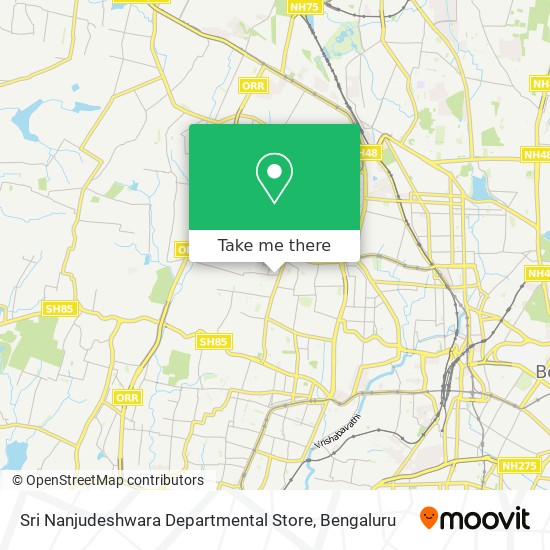 Sri Nanjudeshwara Departmental Store map