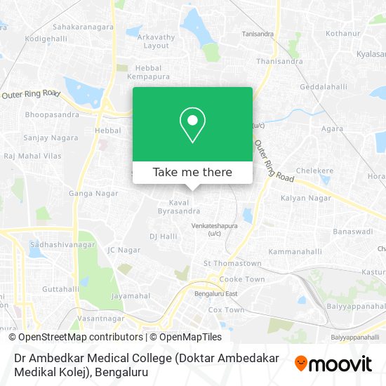 Dr Ambedkar Medical College (Doktar Ambedakar Medikal Kolej) map