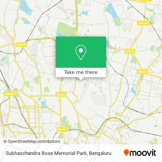 Subhaschandra Bose Memorial Park map