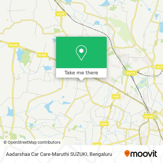 Aadarshaa Car Care-Maruthi SUZUKI map