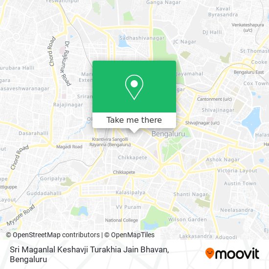 Sri Maganlal Keshavji Turakhia Jain Bhavan map