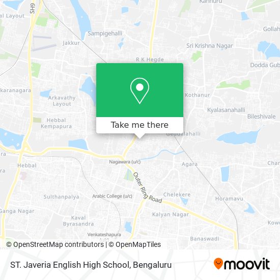 ST. Javeria English High School map