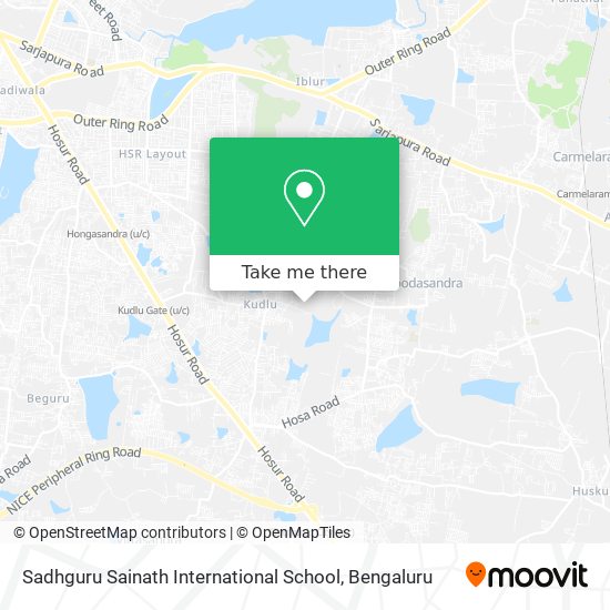 Sadhguru Sainath International School map
