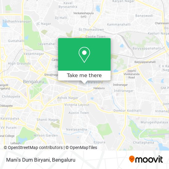 Mani's Dum Biryani map