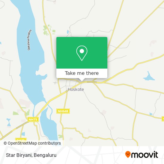 Star Biryani map