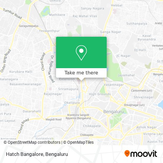Hatch Bangalore map