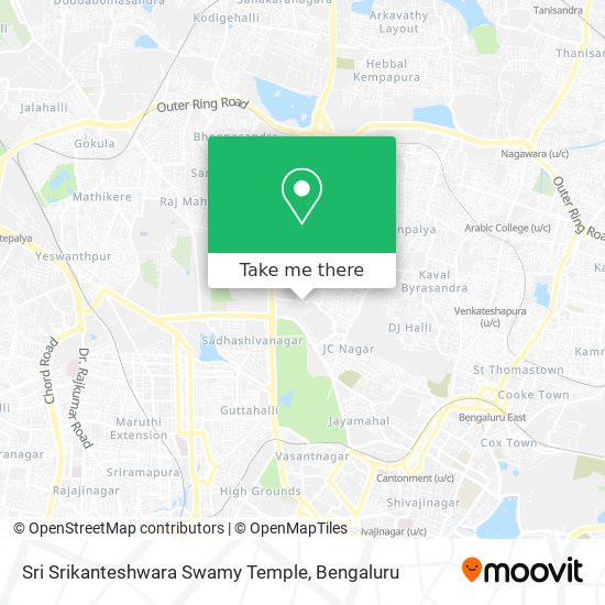 Sri Srikanteshwara Swamy Temple map