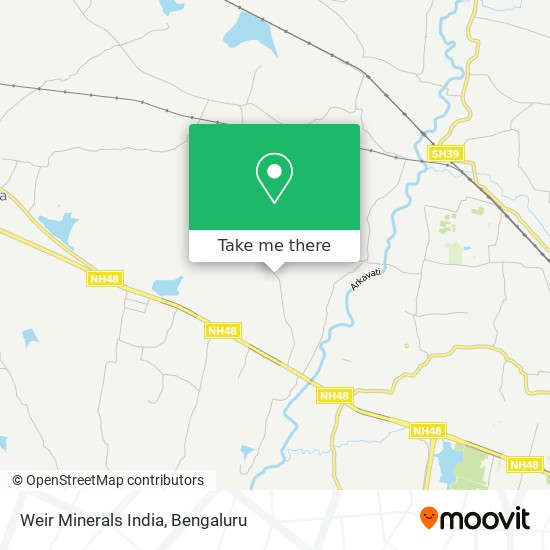 Weir Minerals India map
