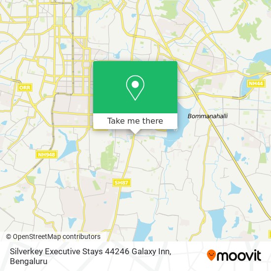 Silverkey Executive Stays 44246 Galaxy Inn map