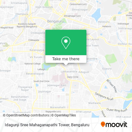 Idagunji Sree Mahaganapathi Tower map