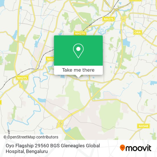 Oyo Flagship 29560 BGS Gleneagles Global Hospital map